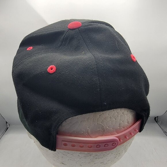 Team Aloha Snapback Hat Black Red Adjustable Outdoors Casual Lightweight - Picture 3 of 9